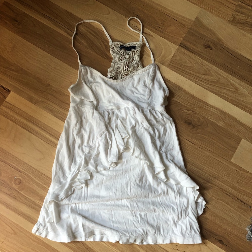 Ivory Tank Top-American Eagle Outfitters-Size XS